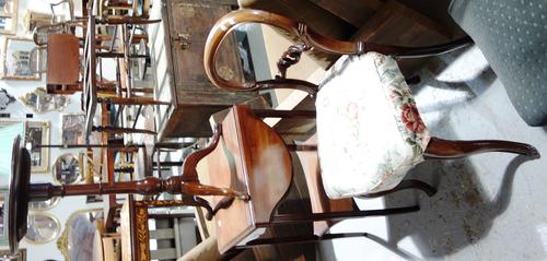 A 20th century two tier drop flap occasional table,  a 19th century circular occasional table and a rosewood dining chair. (3)