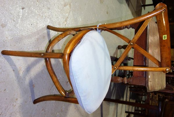 A set of three Thonet style Bentwood chairs. (3)