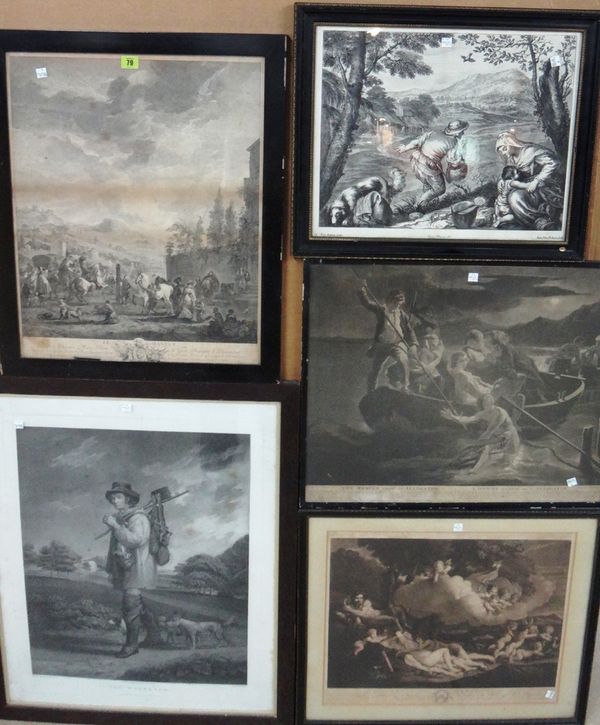 A quantity of assorted prints and engravings, mainly figurative and Old Master subjects.(qty)