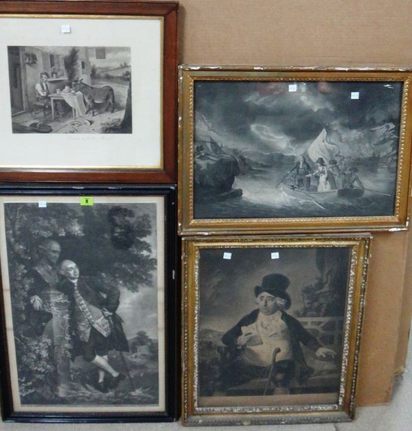 A quantity of assorted pictures, prints and engravings, including figurative and portrait subjects.(qty)