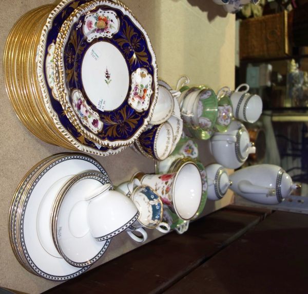 A quantity of ceramics, including a Wedgwood part tea set, a Worcester part tea set and sundry. (qty)