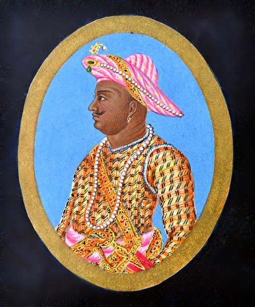 A leather bound album of 19th century Company School and Anglo-Indian miniatures on paper and mica, including castes and occupations, buildings and mo