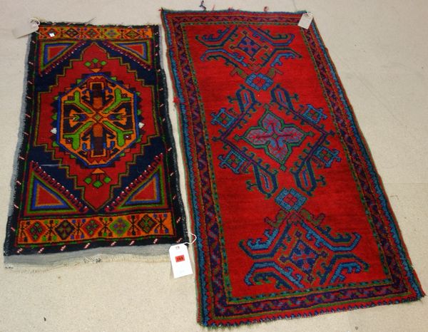 Two Turkish rugs, (2).