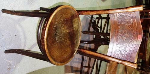 A set of four early 20th century Thonet bentwood dining chairs. (4)