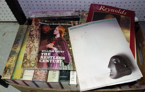 A large quantity of art reference books and auction catalogues. (qty)
