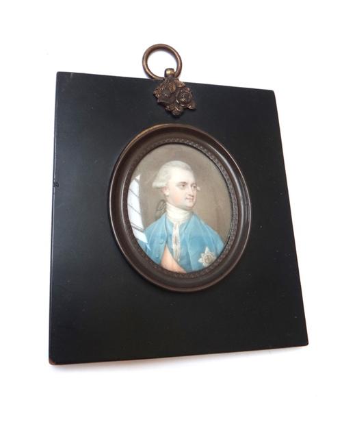 Late 18th/early 19th century English School, circle of John Smart (1712-1811) British, Portrait miniature of William, Duke of Clarence (1765-1837) sub