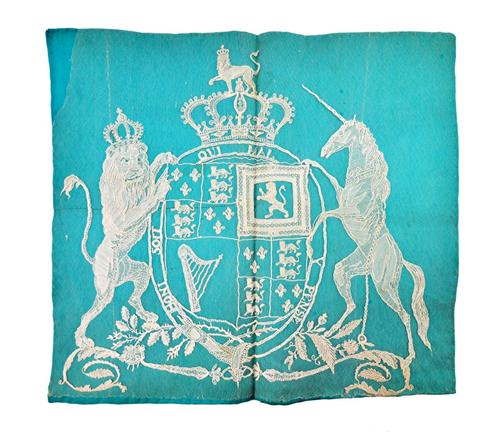 A quantity of antique lace trimmings, 17th-19th century, including; a Flemish flounce, circa 1700, a coat of arms of Charles Edward Stuart, late 18th