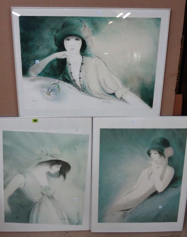 Bernard Charoy (b.1931), Studies of ladies, three lithographs, all signed and numbered.(3)