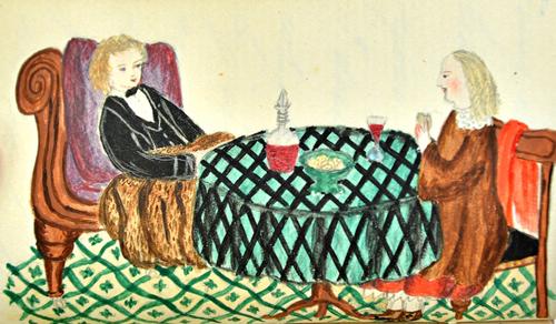 [STORIES FROM THE RECTORY] - and presumably for the rectory children (? by the rector or his wife), in 4 small manuscript vols. (approx. 9 x 6cms.), s