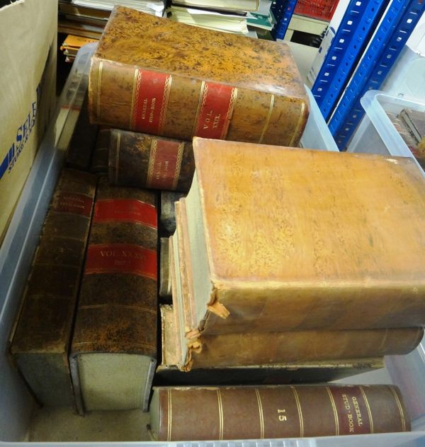 THE GENERAL STUD BOOK,  39 various calfbound vols. (mid 19th/mid 20th cents.)