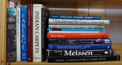 JORG (C.J.A.)  Porcelain and the Dutch China Trade.  illus., d/wrapper, 4to. The Hague, 1982;  with a few other ceramic monographs;   MALAGUZZI (S.)