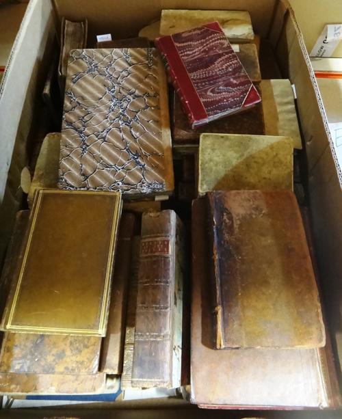 CONTINENTAL OLD LEATHER,  mostly 18th & 19th centuries, with a few earlier.