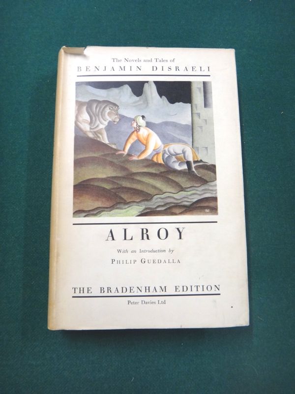 DISRAELI (B.)  Novels & Tales.  Bradenham Edition, 12 vols. gilt-decorated cloth, gilt tops, pictorial e/ps. & d/wrappers (by John Austen), partly uno