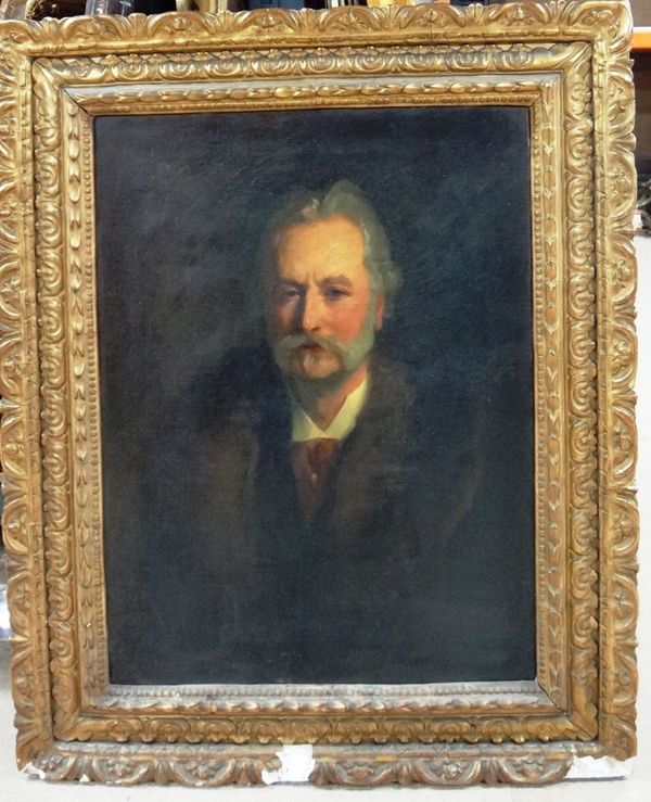 English School (c.1900), Portrait of a gentleman, oil on canvas, 80cm x 60cm.
