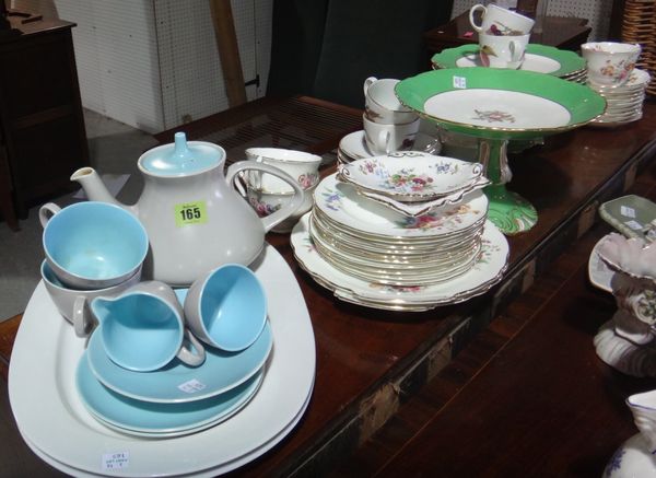 A quantity of ceramics including Worcester Evesham pattern tea wares, Poole tea wares and sundry.