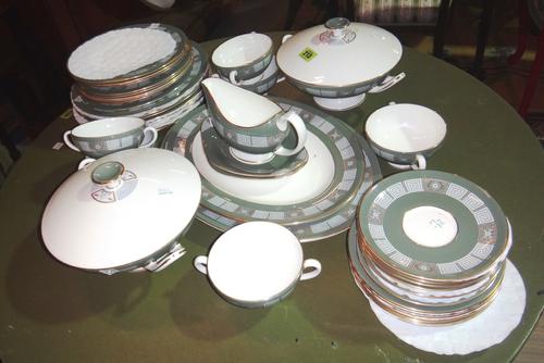 A Wedgwood dinner service.