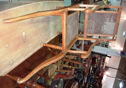 A sedan chair and a corner chair. (2)