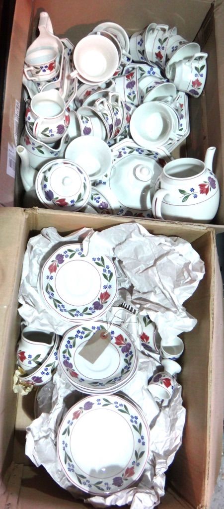 An 'Adams' Old Colonial pattern part dinner and tea service. (qty)