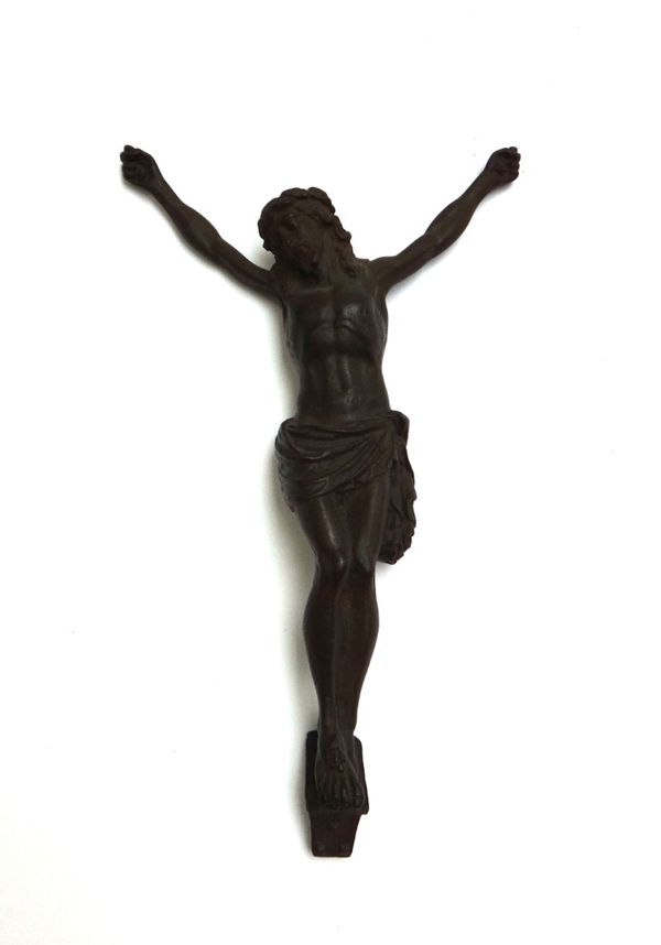 A bronze Corpus Christi figure, 19th century, unsigned, 30.5cm high.