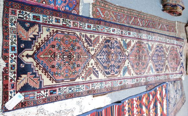 A North West Persian runner, 286cm x 70cm.