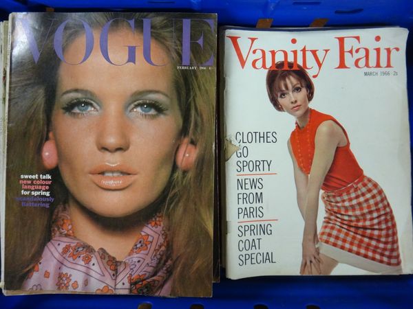 FASHION MAGAZINES - 1960s & 1970s, including Vogue, Flair, Vanity Fair & Honey; (approx. 45)