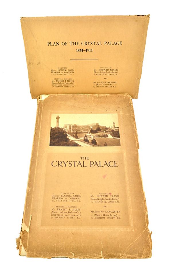 CRYSTAL PALACE - The Crystal Palace, Sydenham, Sale Catalogue 28th day of November, 1911. 30 photogravure & 19 other engraved plates, large coloured &