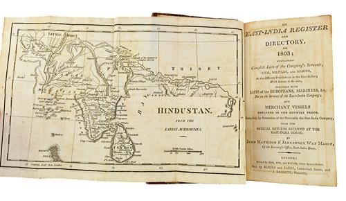 An EAST- INDIA REGISTER and DIRECTORY, for 1803; containing complete lists of the Company's servants, civil, military, and marine  . . .  and merchant