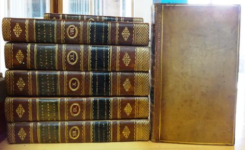 SEVIGNE (Madame de)  Lettres  . . .  de sa Famille et des ses Amis  . . .  12 vols.  3 portraits & 3 folded facsimilies; contemp. gilt-decorated calf,