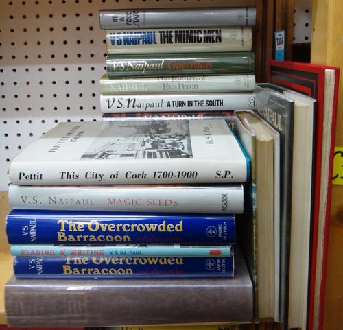 NAIPAUL (V.S.)  The Mystic Masseur.  First Edition. d/wrapper. 1957; NAIPAUL (V.S.) A Congo Diary. Limited Edition. geometric design cloth. Los Angele