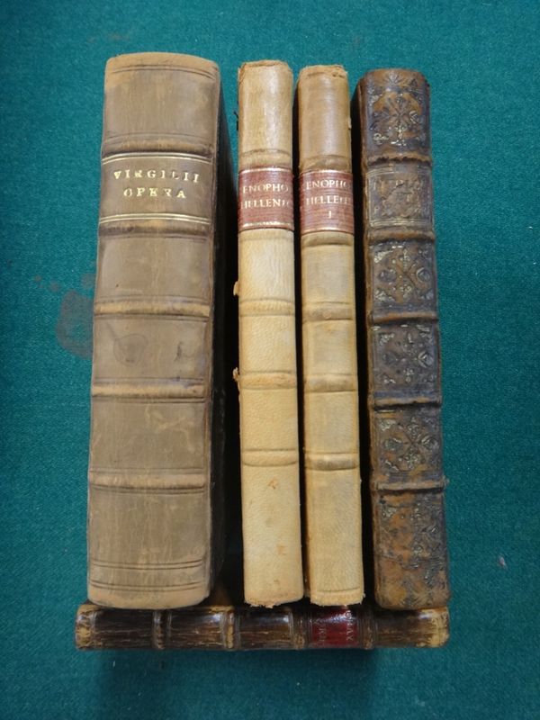 HOMER. [Greek title, i.e. Works].  4 vols. half titles; contemp. gilt-ruled calf, gilt-panelled spines & marbled e/ps., folio. Glasgow: in aedibus aca