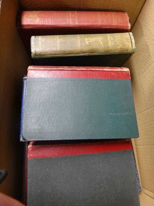 GREENER (W.W.)  The Gun and Its Development.  8th edition, rewritten (etc.) many illus. (some full-page) & illus. advert leaves; original pictorial cl