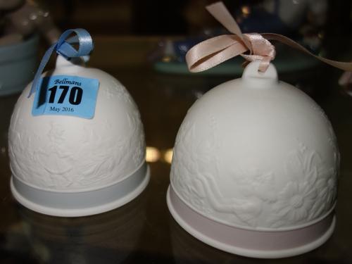 A boxed Iladro 'Winter bell' and a boxed 'Summer Bell'.  (2)