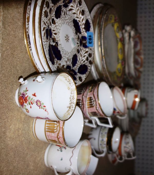 A quantity of mixed ceramics including Coalport, Meissen and sundry. (qty)