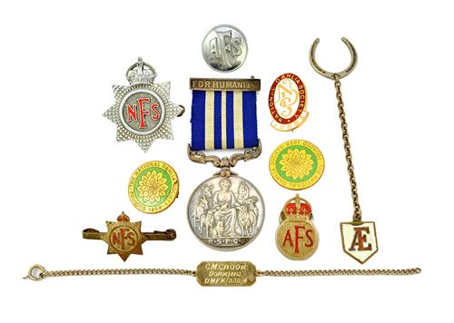 The R.S.P.C.A. silver medal for Animal Life Saving, with suspension bar detailed FOR HUMANITY and named in capitals to the rim HENRY WILLIAM STEER.193