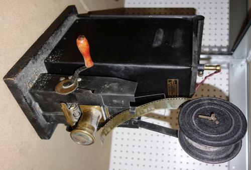 An early film projector.