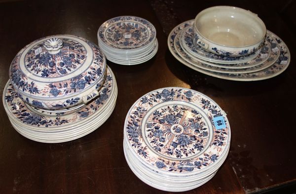 A Wedgwood 'Ningpo' pattern part dinner service. (qty)