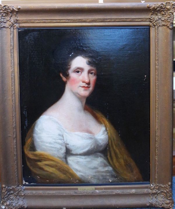 Circle of Sir Henry Raeburn, Portrait of a lady, oil on canvas, 70cm x 58cm.