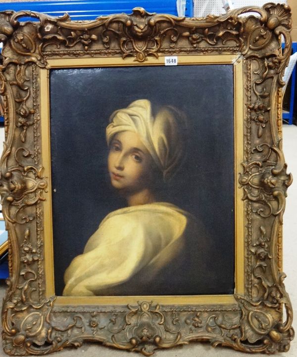 After Guido Reni, Beatrice Cenci, oil on canvas, 60cm x 48cm.