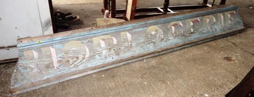 A 20th century French 'Horlogerie' shop sign.  EXTRA