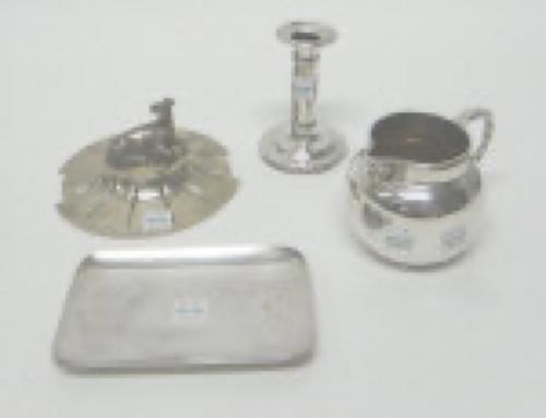 An early 20th century walnut corner snooker/pool cue stand.  G3