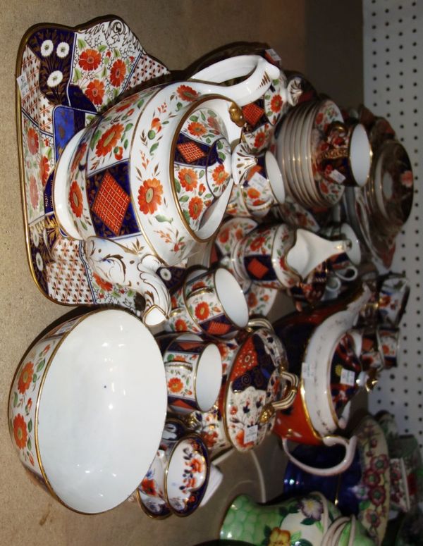 A quantity of assorted 18th century and later Imari decorated part service, (qty). S2M