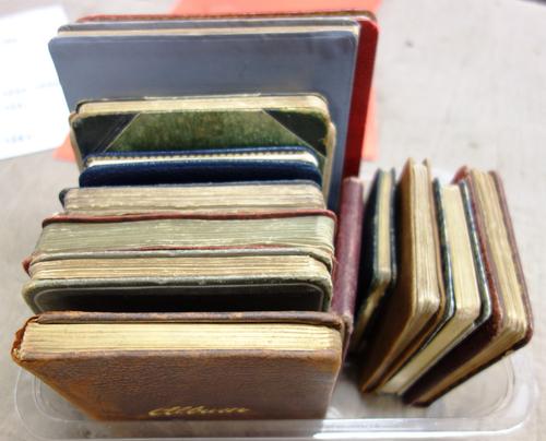 AUTOGRAPHS - 14 miscellaneous albums, with signatures, inscriptions & quotations; some with coloured & other sketches.