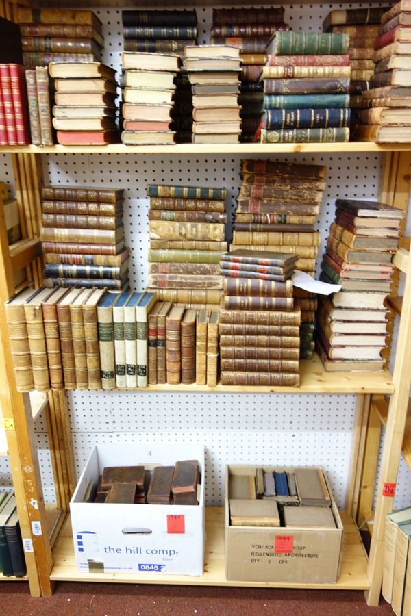 ANTIQUARIAN BOOKS - a large quantity, mostly French, German & Italian, & mostly of literary interest.