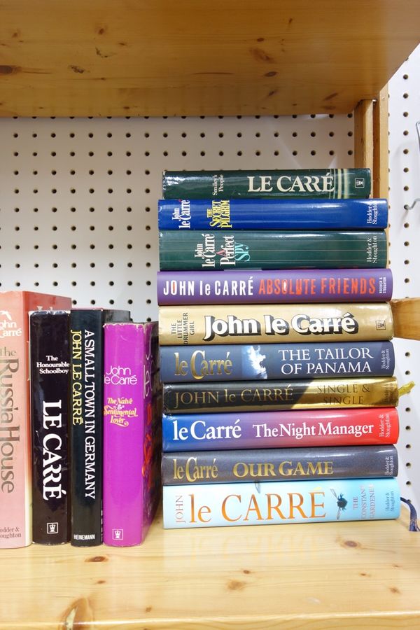 LE CARRE (J.)  A Collection of 14 Novels (first editions, in d/wrappers) published from 'A Small Town in Germany' (1968) to 'Absolute Friends' (2004)