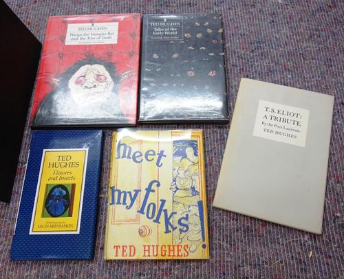 HUGHES (Ted)  T.S. Eliot: a Tribute. Limited Edition. mounted photo. illus.; printed wrappers & contained in opaque plastic sleeve within grey folder