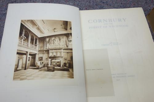 WATNEY (V.J.)  Cornbury and the Forest of Wychwood.  (Limited Edition). 44 photogravure & other plates (with captioned guards), a folded map & plan, 3