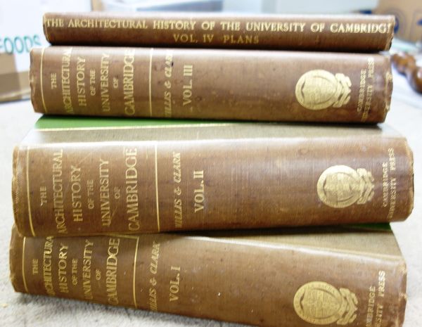 WILLIS (R.)  The Architectural History of the University of Cambridge  . . .  Edited with large additions, and bought up to the present time, by John