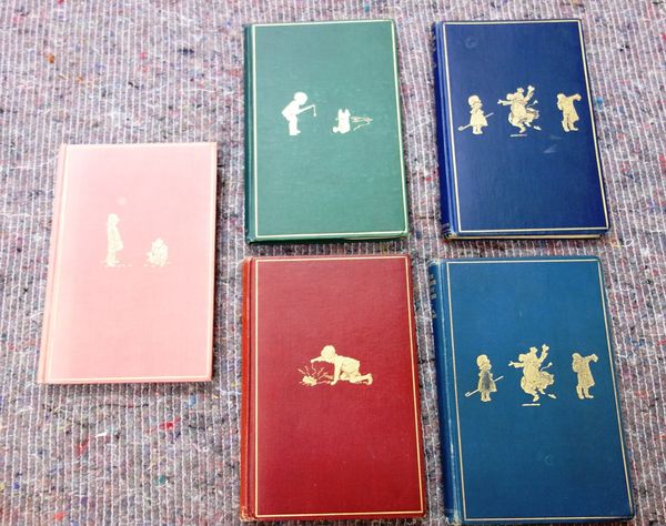 MILNE (A.A.)  The House at Pooh Corner. With decorations by Ernest H. Shepard.  First Edition. illus. throughout. gilt-pictorial & ruled pink cloth, g