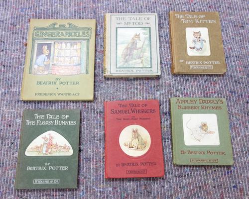 POTTER (B.)  The Tale of Mr. Tod.  First Edition. coloured & other illus. green-printed grey boards with coloured mounted illus., pictorial e/ps. (Oct