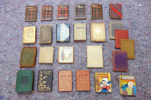 GIFT EDITIONS - 25 books of small size; some only just above miniature, & mostly with decorative covers, (late 19th/early 20th cents.)  *  includes 'A